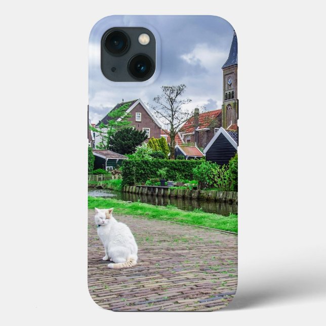 Coques Case-Mate iPhone Chat dans le village de pêcheurs traditionnel (Verso)