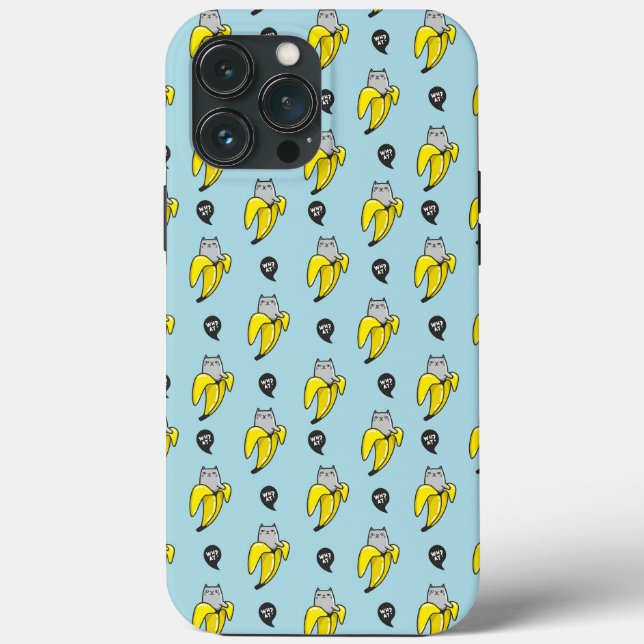 Coques Case-Mate iPhone Chat dans une banane (Verso)