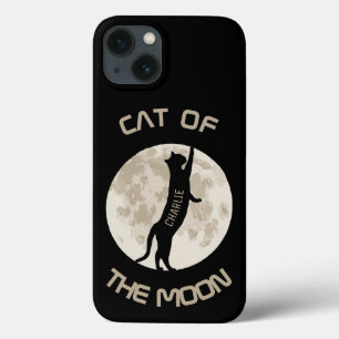Case-Mate iPhone Case Chat de la lune Personnaliser le nom