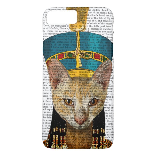 Coques Case-Mate iPhone Chat de la reine égyptienne (Dos)