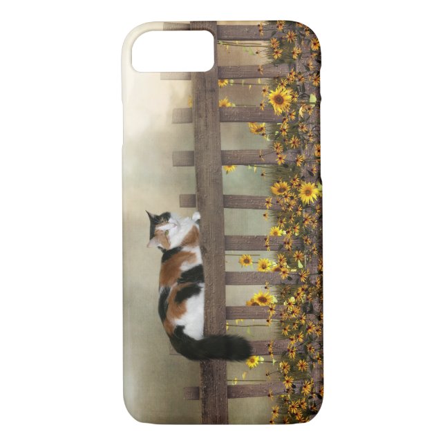 Coques Case-Mate iPhone Chat de minou de calicot (Dos)