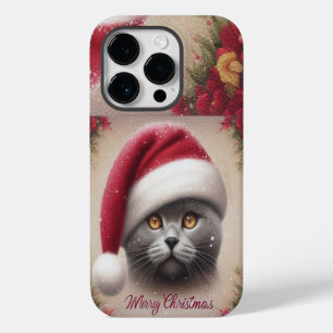 Coque Case-Mate iPhone Chat de Noël Bombay, Joyeux Noël Bombay Kitten
