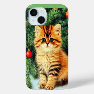 Coque Case-Mate iPhone Chat de Noël Vintage