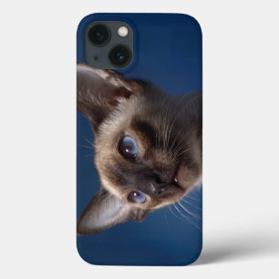 Case-Mate iPhone Case Chat de Siamese avec les yeux bleus