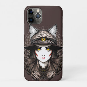 Case-Mate iPhone Case Chat de sorcière Halloween Déplaisant Portrait mig
