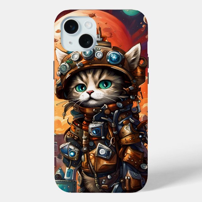 Coques Case-Mate iPhone Chat de Steampunk I (Verso)