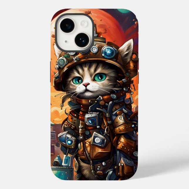 Coques Case-Mate iPhone Chat de Steampunk I (Verso)