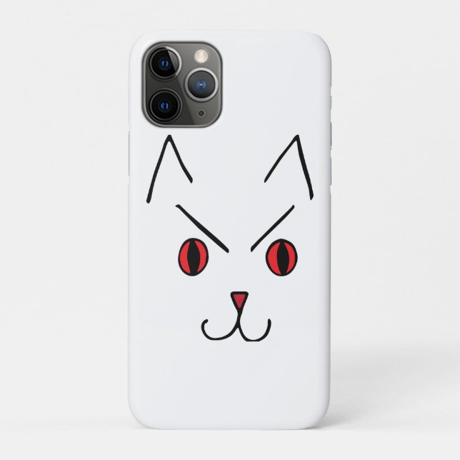Coques Case-Mate iPhone Chat démon en colère (Dos)