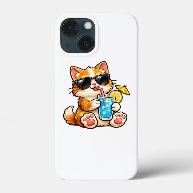 Coques Case-Mate iPhone Chat d'été cool (Verso)