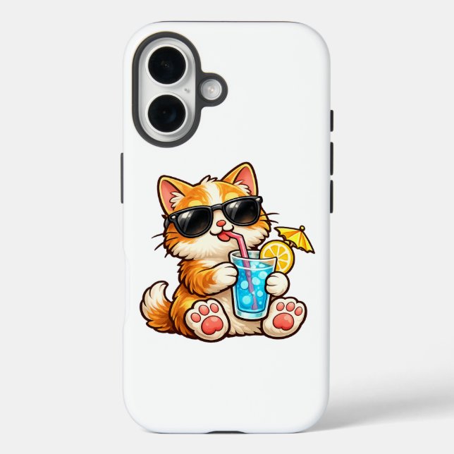 Coques Case-Mate iPhone Chat d'été cool (Verso)