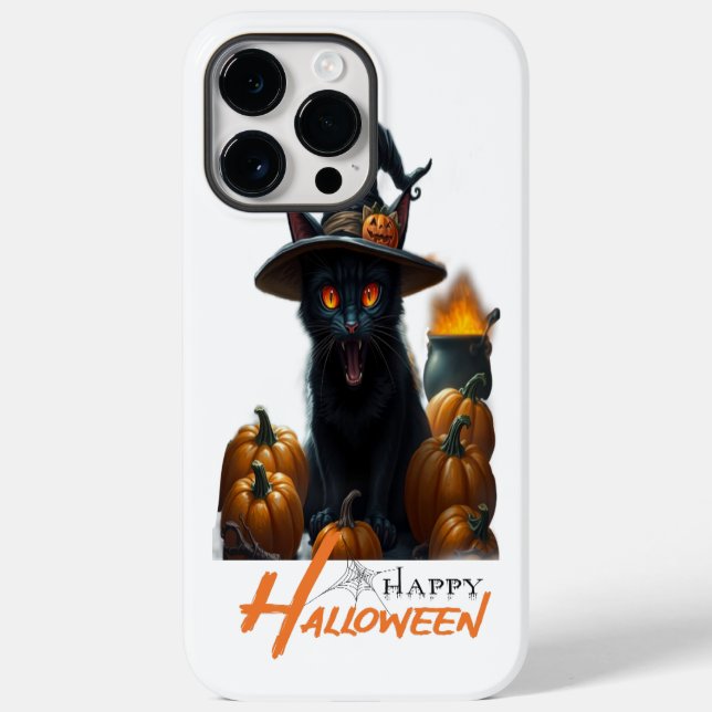 Coques Case-Mate iPhone Chat d'Halloween  (Verso)