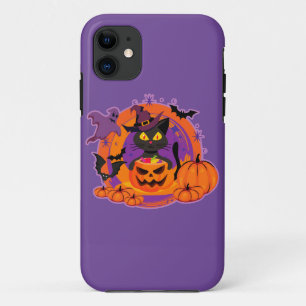 Case-Mate iPhone Case Chat D'Halloween Et Citrouilles