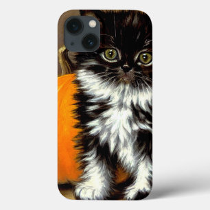 Case-Mate iPhone Case Chat d'Halloween noir et blanc vintage