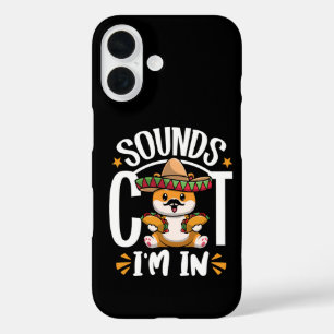 Coque Pour iPhone 16 Chat drôle Cinq De Mayo Cadeau Sombrero Amoureux d