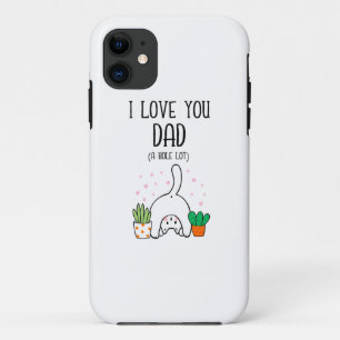 Case-Mate iPhone Case Chat Drôle Je T'Aime Papa Un Trou Beaucoup