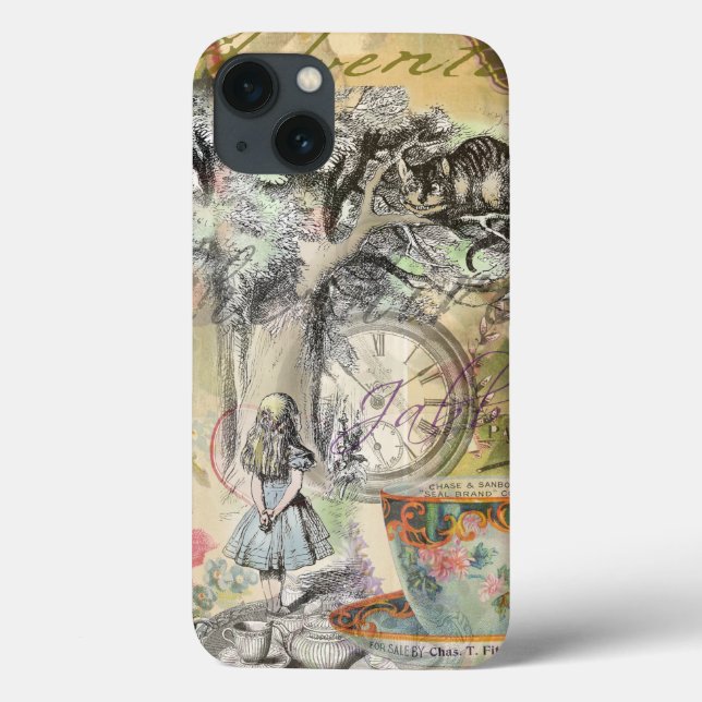 Coques Case-Mate iPhone Chat du Cheshire Alice au Pays des Merveilles Clas (Verso)