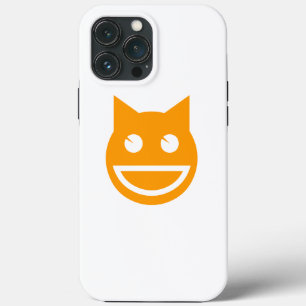 Etui iPhone 13 Pro Max Chat Emoji souriant