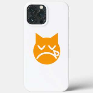 Etui iPhone 13 Pro Max Chat Émoticône qui Pleure