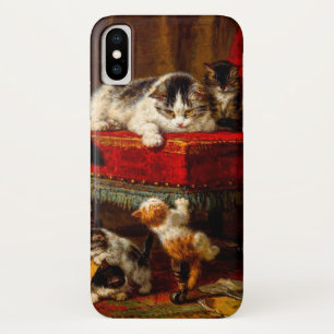 Case-Mate iPhone Case Chat et chatons Jouer avec chaise
