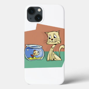 Case-Mate iPhone Case Chat et cuvette de poisson