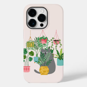 Coque Case-Mate iPhone Chat et Plantes
