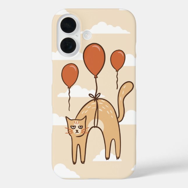 Coques Case-Mate iPhone Chat flottant grincheux (Verso)