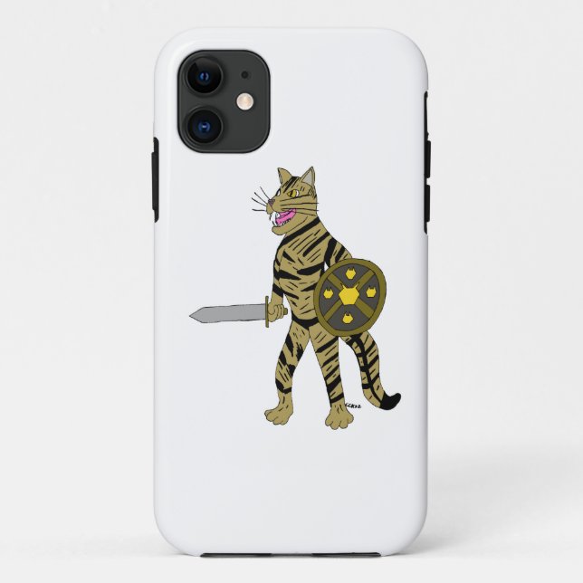 Coques Case-Mate iPhone Chat guerrier (Dos)