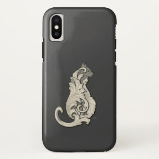Coque iPhone X Chat Illustre