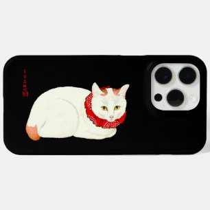 Coque Case-Mate iPhone Chat japonais blanc et gingembre