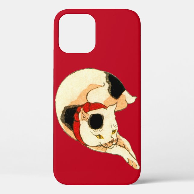 Coques Case-Mate iPhone Chat japonais, Kuniyoshi, Ukiyo-e (Verso)