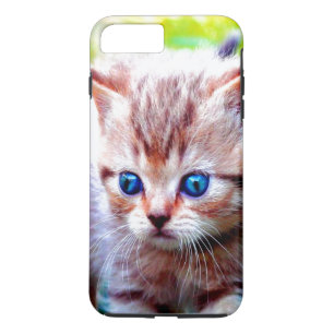 Case-Mate iPhone Case Chat Kitten Bleu teinté