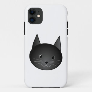 Coque Case-Mate iPhone Chat. Kitty. noir mignon