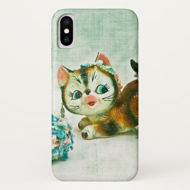 Coques Case-Mate iPhone Chat Kitty vintage (Dos)