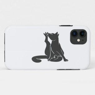 Case-Mate iPhone Case Chat laver ses pattes - Choisir la couleur arrière