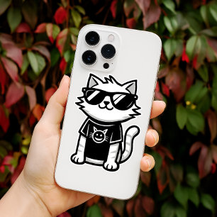 Coque Pour iPhone 16 Chat le plus frais du monde avec lunettes de solei
