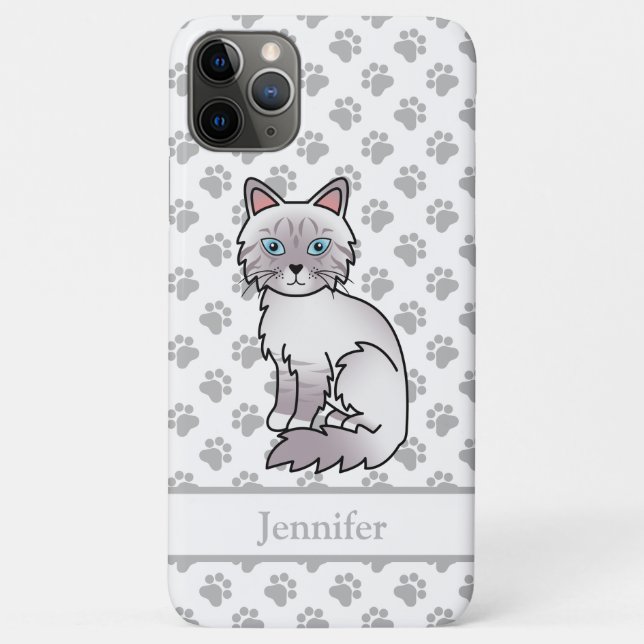 Coques Case-Mate iPhone Chat Lilac Point Tabby Birman / Ragdoll Mignon & N (Dos)