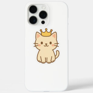 Coque iPhone 16 Pro Max Chat majestueux avec couronne