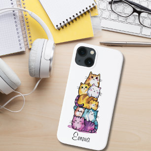 Case-Mate iPhone Case Chat Mignon Aquarelle Colorée Animal Drôle Personn