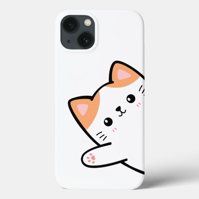 Coques Case-Mate iPhone Chat mignon drôle (Verso)