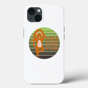 Case-Mate iPhone Case Chat mignon drôle faisant du yoga. conception de y