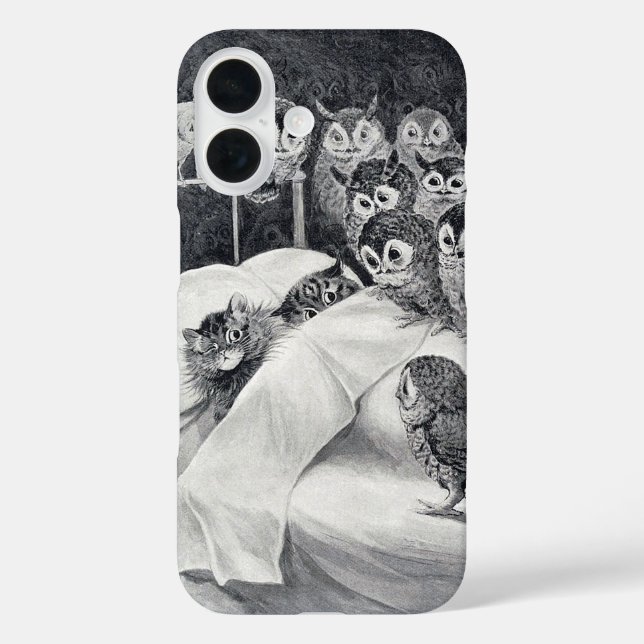 Coques Case-Mate iPhone Chat Nightmare Owl Bird, Louis Wain (Verso)