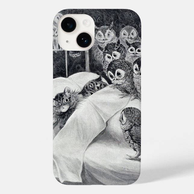 Coques Case-Mate iPhone Chat Nightmare Owl Bird, Louis Wain Coque-Mate Pho (Verso)
