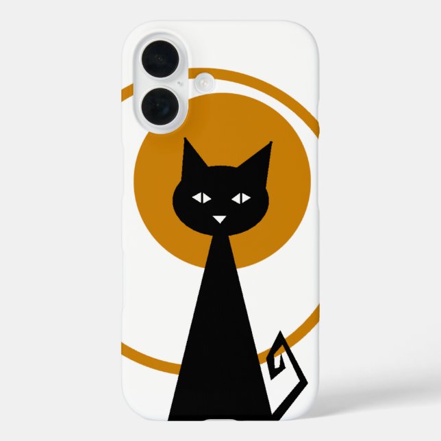 Coques Case-Mate iPhone Chat Noir (Verso)