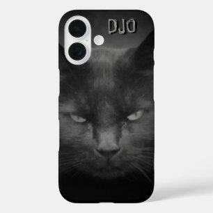 Coque Pour iPhone 16 Chat noir
