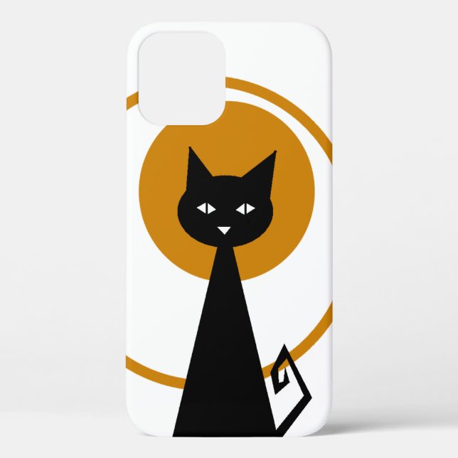 Coques Case-Mate iPhone Chat noir (Verso)