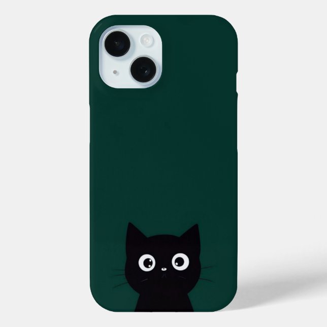 Coques Case-Mate iPhone Chat noir (Verso)