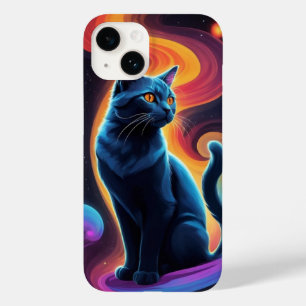Coque Case-Mate iPhone chat noir
