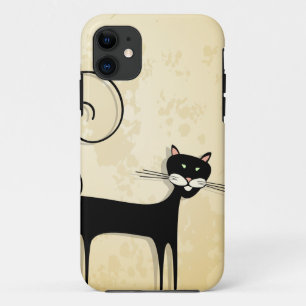 Coque Case-Mate iPhone chat noir