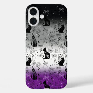 Coque Pour iPhone 16 Plus Chat noir Aexé Pride - Mystique