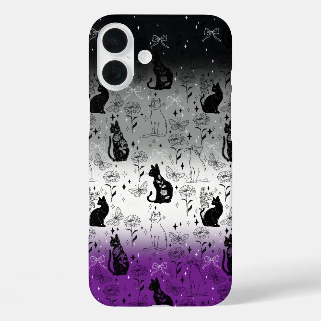 Coques Case-Mate iPhone Chat noir Aexé Pride - Mystique (Verso)
